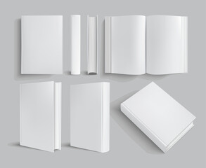 blank book mockup with blank pages mockup templates , Open Book Pages Mockup and floating book cover vector design