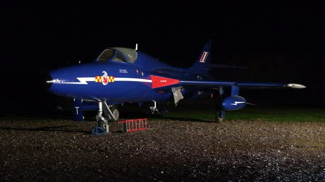 The Hawker Hunter is a transonic British jet-powered fighter aircraft that was developed by Hawker Aircraft for the Royal Air Force (RAF)