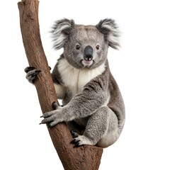 Naklejka premium koala on a branch