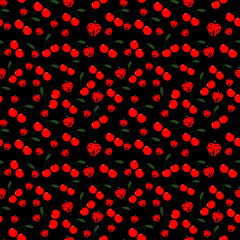 seamless pattern with hearts