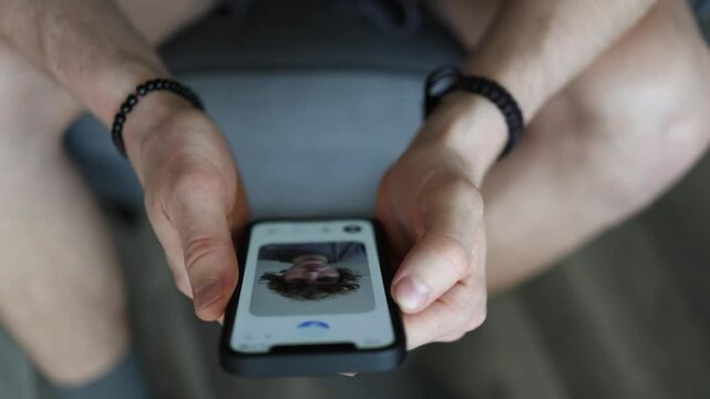 ChatGPT talk on smartphone man hanging out getting random advice from AI playful vibe modern connection chill mood and curious thoughts in a quiet moment