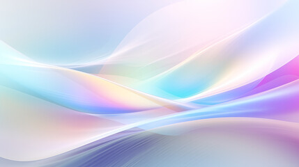 Fototapeta premium Fond texturé, flux de couleurs. Arc-en-ciel, coloré, irisé. Couleurs dégradés rose, violet et bleu. Argenté, holographique. Fond pour conception et création graphique.