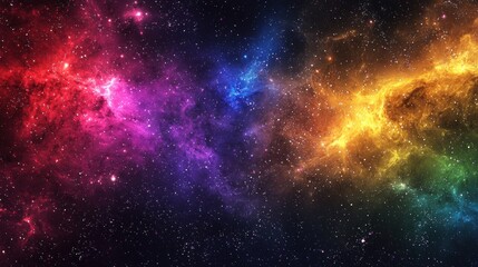 Cosmic Nebula: A Symphony of Celestial Colors