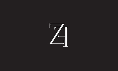  ZF, FZ, Z , F , Abstract Letters Logo Monogram