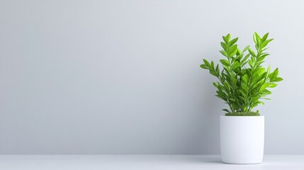 Minimalist plant, indoor decor