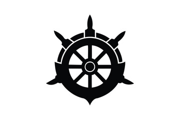 Helm icon silhouette