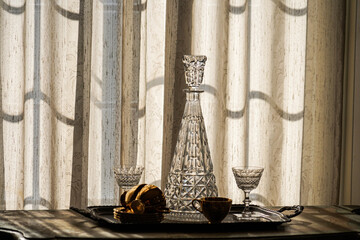 クリスタルのデキャンタのイメージ