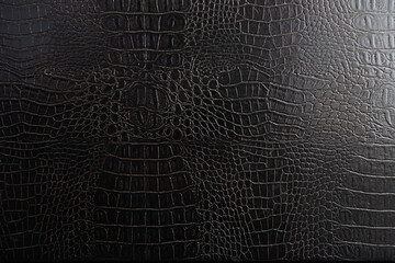 A leather base with snakeskin texture. background.	