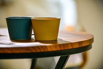 二つのカップのイメージ