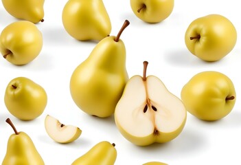 pear isolated on white background