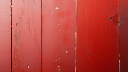 Vivid red wooden planks showcase natural texture and character, creating a warm and rustic backdrop perfect for various projects