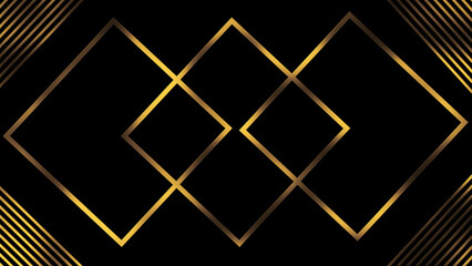 Luxury Background with Gold Geometrical Shapes in for Elegant and Stylish Visuals Perfect for Branding, Presentations, Events, Wedding Invitations, Corporate Videos, and Premium Graphic Design