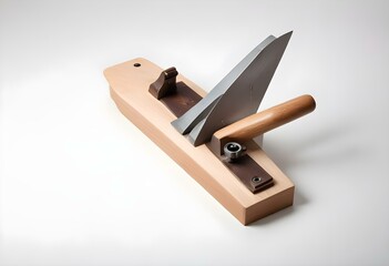 Woodworking plane isolated on white background
