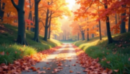 Abstract blurred nature scene, perfect for website backgrounds, image, blur