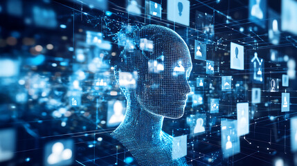 An AI powered system optimizing human resource management by analyzing employee data, AI-assisted performance tracking, and real-time skill development suggestions for better workforce management