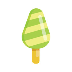 Flat icons set. Colorful icon. Summer sweet cold fruit food lolly dessert. 