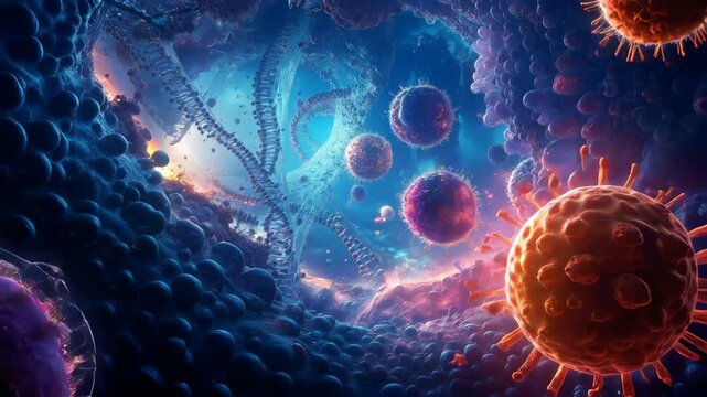 Cosmic Microbial Worlds An Enthralling Journey Through the Vast Universe of Intriguing Virus and DNA Forms