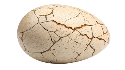 Cracked Eggshell Close-Up &ndash; Broken Egg Texture for Design & Illustration