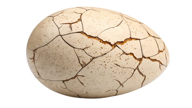 Cracked Eggshell Close-Up – Broken Egg Texture for Design & Illustration