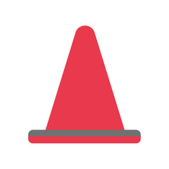 カラーコーンのベクターイラスト：工事現場の安全 - Traffic Cone Vector Illustration: Construction Site Safety