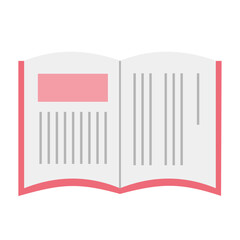 国語の教科書のベクターイラスト：学習教材 - Japanese Language Textbook Vector Illustration: Learning Material