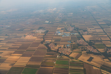 Aerial Photography of Rural Scenery in Qingdao, Shandong Province