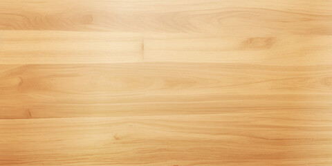 Naklejka premium A Soft Golden Glow Illuminates the Light Wood Surface, Showcasing the Natural Beauty of Its Organic Grain and Subtle Texture in a Warm, Inviting Atmosphere 