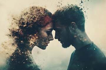 Elderly Couple Holding Hands in Park