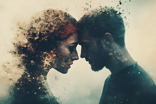 Elderly Couple Holding Hands in Park