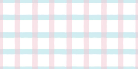Seamless pattern with soft pink and blue lines