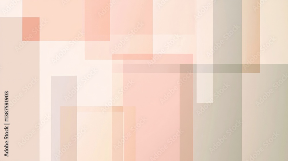 Poster Soft abstract background with neutral pixels creating a digital futuristic aesthetic for modern design applications