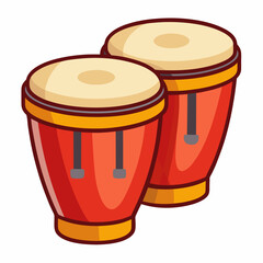drum, music, percussion, djembe, bongo, instrument, isolated, musical, drums, wood, traditional, sound, white, culture, ethnic, object, rhythm, leather, wooden, beat, conga, art, skin, indigenous, tri