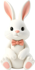 Cute 3D Easter Bunny