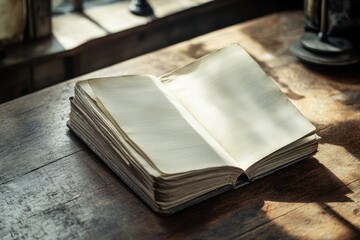 Obraz premium Business planning and organization wooden table workspace calendar page flipping natural light focused viewpoint