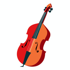 Fototapeta premium violin on white background