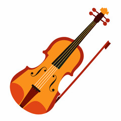 Fototapeta premium violin isolated on white