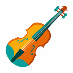 Fototapeta premium violin isolated on white