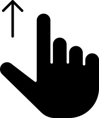 Obraz premium Scroll Vector Stock Icon