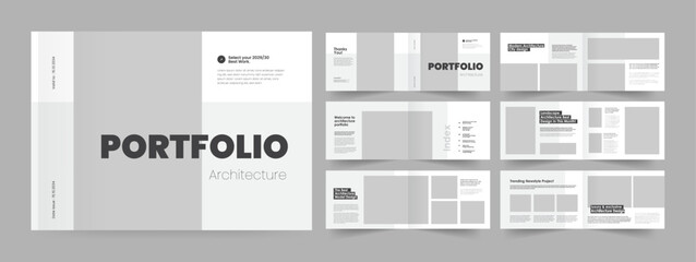 Landscape Portfolio, Architecture Portfolio Presentation, Interview Portfolio,  Architecture Album Template