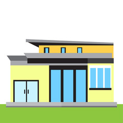 Graphic design vector of building, house art.