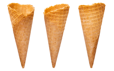 ice cream cone isolated  on white or transparent background. png file