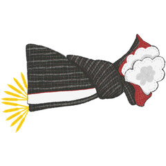 digital pencil doodle traditional minangkabau headpiece headwear tikuluak sapik udang png