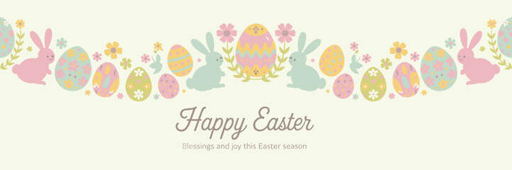 Easter poster, Easter banner, banner, Easter clipart, happy Easter, Easter 2025, 2025, Easter celebration, easter sublimation, easter card, easter, bunny, rabbit, egg, card, spring, cartoon, holiday, 