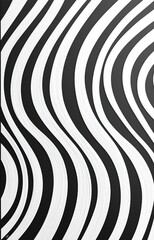 Black and white study of patterns and lines isolated background