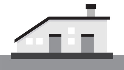 vector art of building, industry concept and design.