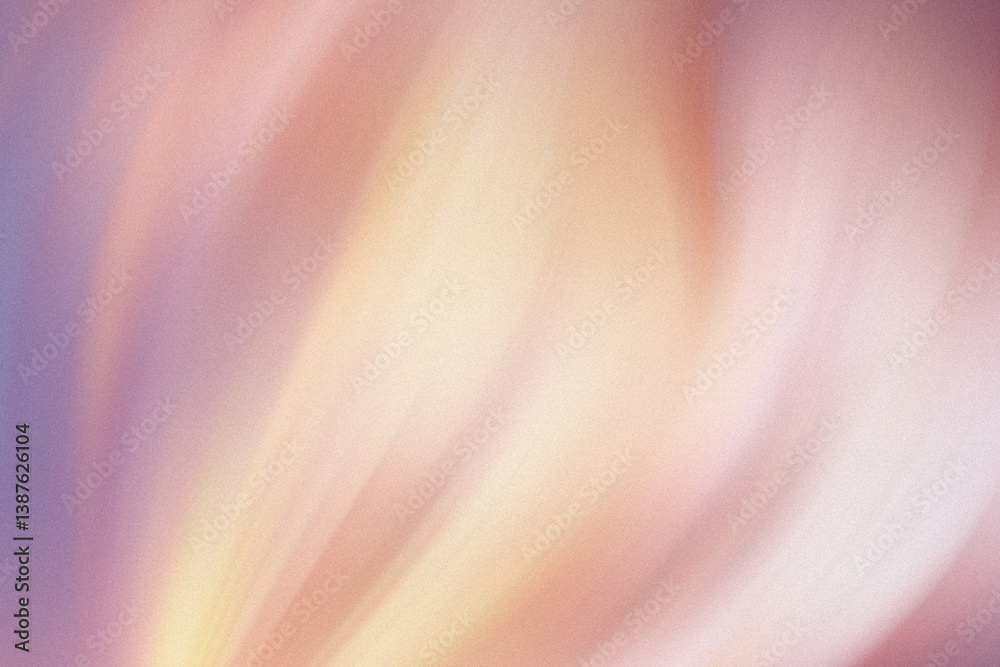 Poster a soft blend of pastel colors creating an abstract design with gentle transitions and subtle gradien