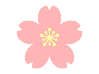 桜マークのアイコンイラスト素材