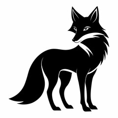 Obraz premium Fox Silhouette Clipart