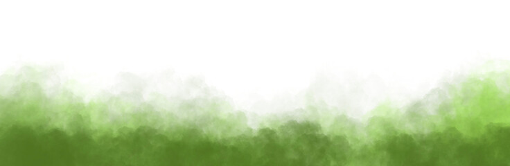Green foggy edge brush texture with soft grunge transitions. Perfect for overlays, headers, and organic-themed designs