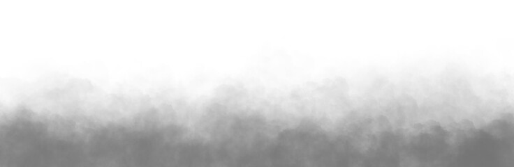 Realistic white cloud or smoke. White fog or smoke on transparent background. PNG image